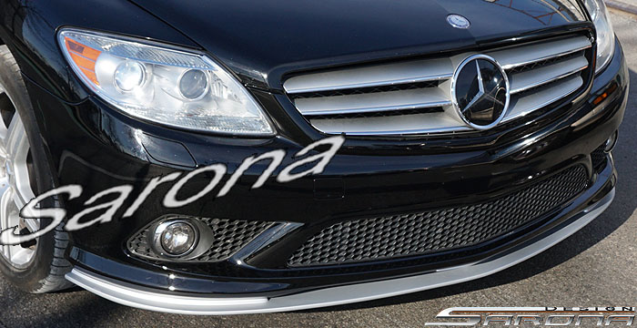 Custom Mercedes CL  Coupe Front Add-on Lip (2007 - 2009) - $390.00 (Part #MB-044-FA)